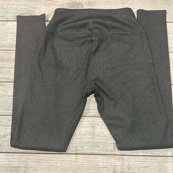 Women’s Alo Yoga Alosoft Ribbed High Waist Shimmer Leggings size L - Picture 7 of 13